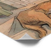 Cozy Corner (by Carl Larsson) ポスター (角)