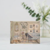 Cozy Corner (by Carl Larsson) ポストカード (スタンド正面)