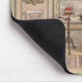 Cozy Corner (by Carl Larsson) マウスパッド (コーナー)