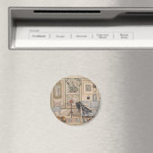 Cozy Corner (by Carl Larsson) マグネット (インサイチュ (食洗機))