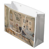 Cozy Corner (by Carl Larsson) ラージペーパーバッグ (正面アングル)