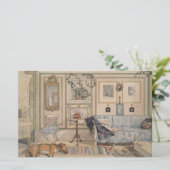 Cozy Corner (by Carl Larsson) 便箋 (スタンド正面)