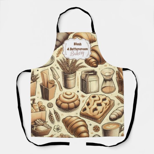 Cozy Cottage Baking エプロン (正面)