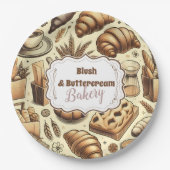Cozy Cottage Baking ペーパープレート (正面)