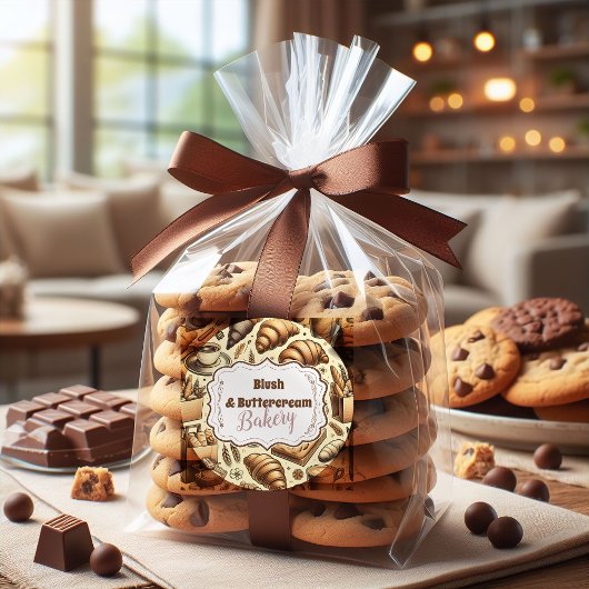 Cozy Cottage Baking ラウンドシール