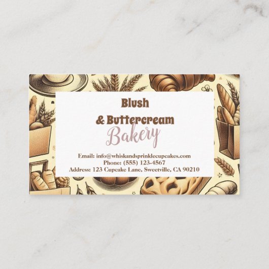 Cozy Cottage Baking 名刺 (裏面)