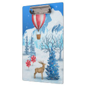 Cozy Cottage In Winter Wonderland クリップボード (左)