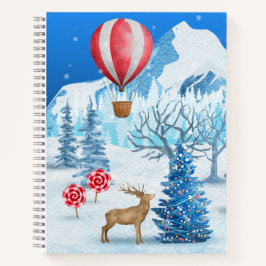 Cozy Cottage In Winter Wonderland ノートブック