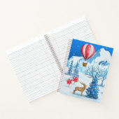 Cozy Cottage In Winter Wonderland ノートブック (内部)