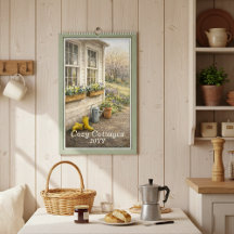 Cozy Cottages 2027 – 水彩カレンダー