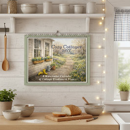 Cozy Cottages 2027 – 水彩カレンダー カレンダー