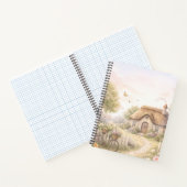 Cozy Countryside Cottage Spiral Notebook ノートブック (内部)