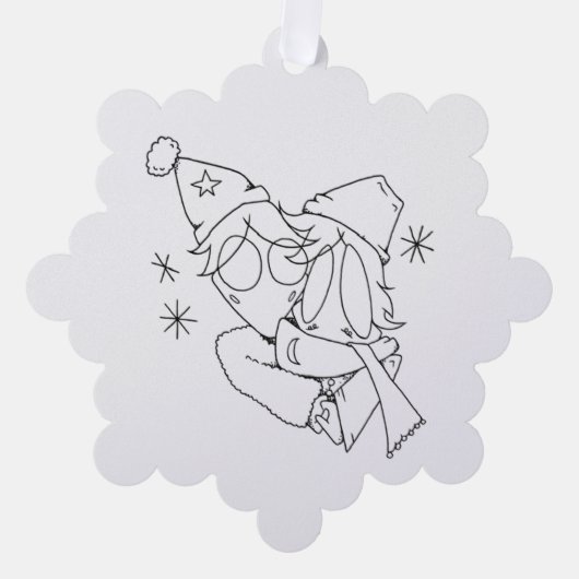 Cozy Couple Ornament オーナメントカード (正面)