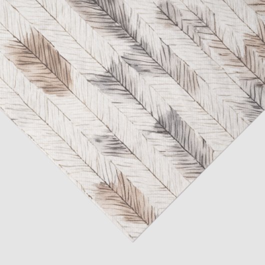 Cozy Cream Feathers Christmas 薄葉紙 (詳細)