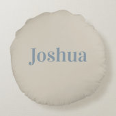 Cozy Critter - Fox Illustration  ラウンドクッション (裏面)