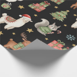 Cozy Critters Christmas Wrapping Paper ラッピングペーパー