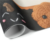 Cozy Crochet Pumpkin Halloween Wrapping Paper  ラッピングペーパー (ロールコーナー)