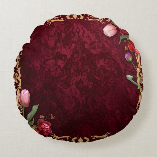 Cozy Custom Round Sofa Pillow ラウンドクッション (正面)