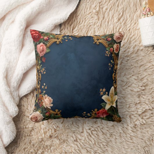 Cozy Custom Throw Pillow 16x16 クッション (ブランケット)