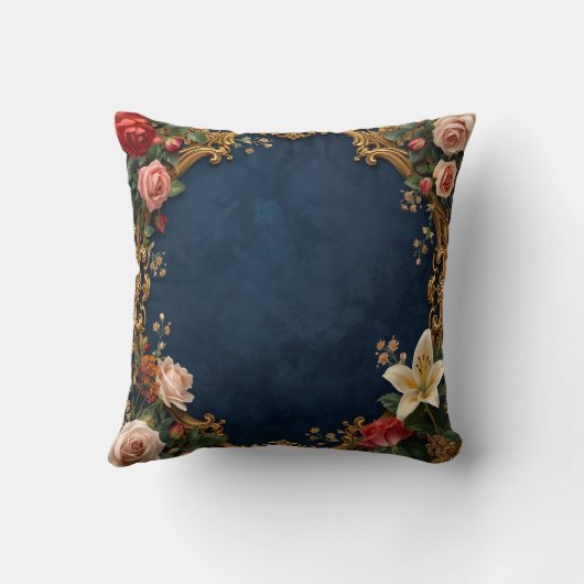 Cozy Custom Throw Pillow 16x16 クッション (裏面)