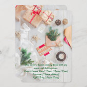 Cozy December 招待状 (正面/裏面)