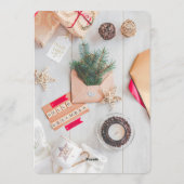 Cozy December 招待状 (裏面)