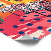 Cozy Dining Area Stylized Interior Poster Wall Art ポスター (角)