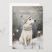 Cozy Dog Christmas シーズンカード (正面/裏面)