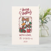 Cozy Duck Christmas シーズンカード (スタンド正面)