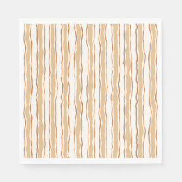 Cozy Fall Baby Shower | Neutral Cream & orange スタンダードランチョンナプキン