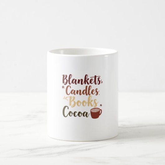 Cozy Fall Checklist Mug | Blankets Candles Cocoa コーヒーマグカップ (中央)