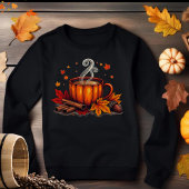 Cozy Fall Coffee Pumpkin Spice Autumn Vibes スウェットシャツ