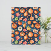 Cozy Fall Harvest Gourd & Pumpkin Pattern Paper (スタンド正面)