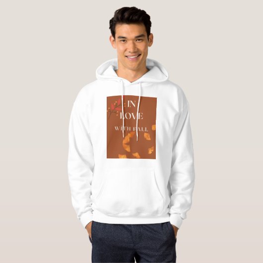 Cozy Fall Hoodie | In Love With Fall Design  パーカ (正面フル)