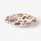 Cozy Fall Icons & Harvest Whimsy ペーパーボウル (傾斜あり)