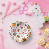 Cozy Fall Icons & Harvest Whimsy ペーパーボウル (パーティー)