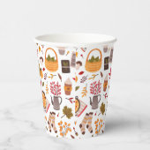 Cozy Fall Icons & Harvest Whimsy 紙コップ (右)