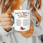 Cozy Fall Nana’s Apple Pie Recipe  コーヒーマグカップ