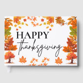 Cozy Fall Thanksgiving Dinner Party ゲストブック (正面)