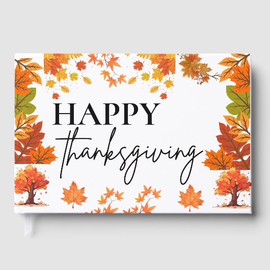 Cozy Fall Thanksgiving Dinner Party ゲストブック (正面)