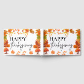 Cozy Fall Thanksgiving Dinner Party ゲストブック (全面)