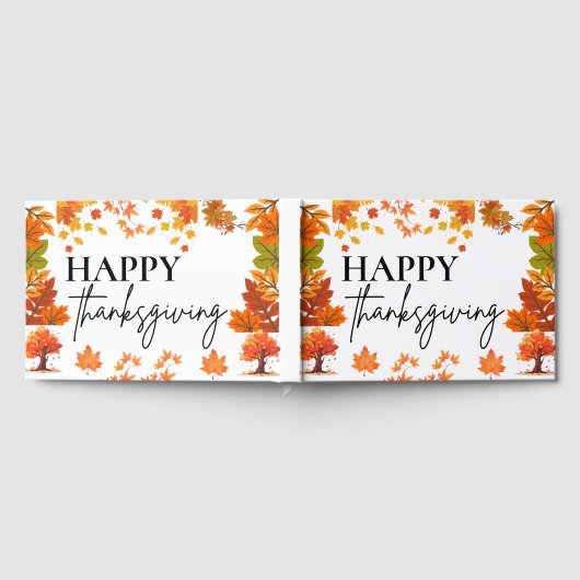 Cozy Fall Thanksgiving Dinner Party ゲストブック (全面)
