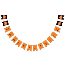 Cozy Fall Thanksgiving Dinner Party バンティングフラッグ