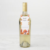 Cozy Fall Thanksgiving Dinner Party ボトルネックタグ (ボトル)