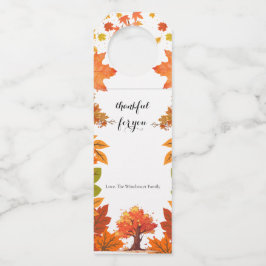 Cozy Fall Thanksgiving Dinner Party ボトルネックタグ