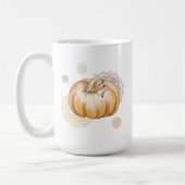 Cozy Fall Vibes in Every Sip - Boho Pumpkin Mug コーヒーマグカップ (左)