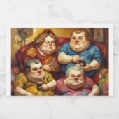 Cozy Family Jar Label フードラベル (シングルラベル)