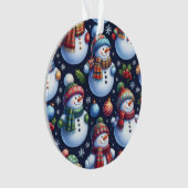 Cozy Festive Snowman オーナメント (正面)