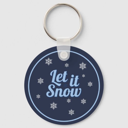 Cozy Festive Snowman キーホルダー (裏面)