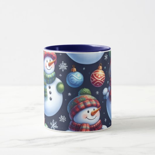 Cozy Festive Snowman マグカップ (中央)